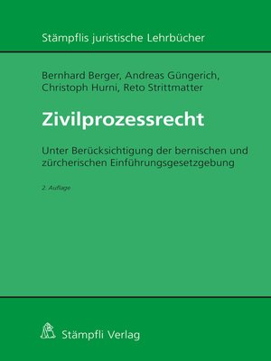 cover image of Zivilprozessrecht